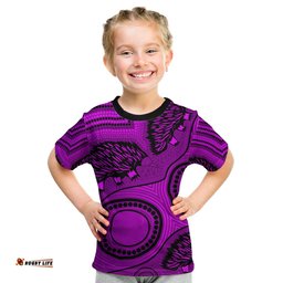 Echidna Aboriginal T Shirt KID Style No.4