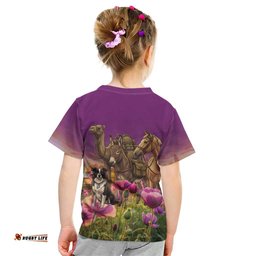 ANZAC Day Kid T Shirt Lest We Forget The Animals Of War LT15