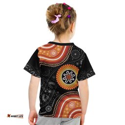 Australia Aboriginal Art Kid T Shirt Indigenous Proud LT14