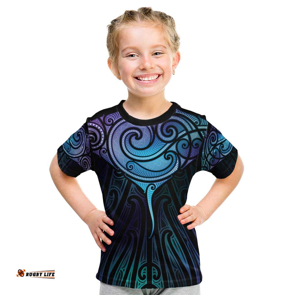 Aotearoa Maori Te Whai Rahi Kid T Shirt Tala - Nowhere You Could Go That I Won't Be With You LT7