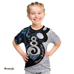 Aotearoa Pikorua Kid T Shirt NZ Twist - Bond And Love LT14