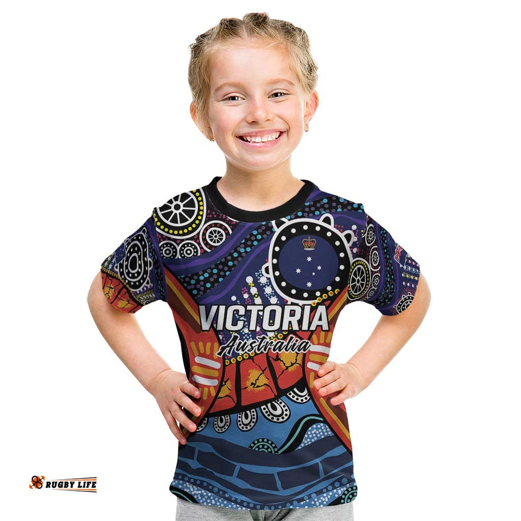 Australia Victoria State Kid T Shirt Peace and Prosperity LT9