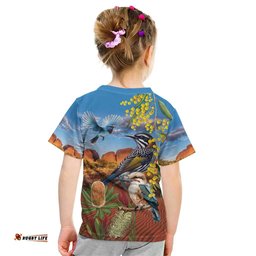 Australia Native Bird Uluru Ayers Rock Kid T Shirt LT9