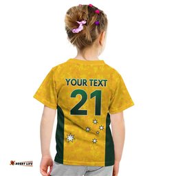 Australian Lawn Bowls Custom Kid T Shirt Aussie Minimalist Style LT9