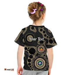 Collingwood NAIDOC Week 2026 Personalised Kid T Shirt 50 Years of Deadly Aboriginal Art LT14
