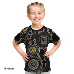 Collingwood NAIDOC Week 2026 Personalised Kid T Shirt 50 Years of Deadly Aboriginal Art LT14
