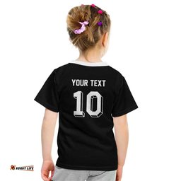 Custom Aotearoa Rugby Kid T Shirt Fern Blacks-Traditional Maori Motifs Design LT03