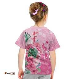 Australia Cockatoos Breast Cancer Kid T Shirt Faith Hope Love LT05