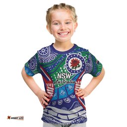 Australia New South Wales Kid T Shirt NSW Orta Recens Quam Pura Nites LT9