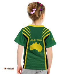Australia Day 26 January Personalised Kid T Shirt With National Color LT9