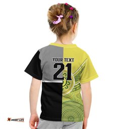 Custom Cricket AUNZ Spirit Kid T Shirt Aussie New Zealand Retro Edition LT9