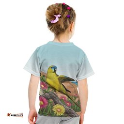 Australia Rock Parrot Kid T Shirt Pigface Carpobrotus Rocky Island Vibes LT14
