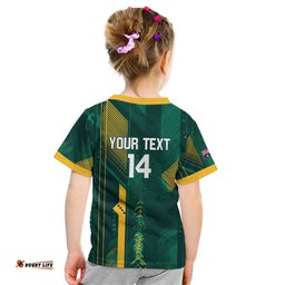 Australia Socceroos 2026 Custom Kid T Shirt Go Aussie Kangaroo National Color LT14