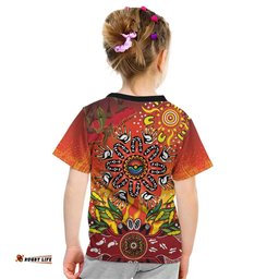 NAIDOC Week 2026 Kid T Shirt 50 Years of Deadly Aboriginal Dot Art LT9