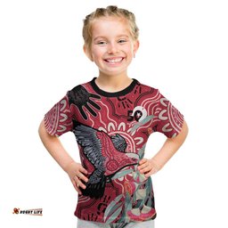 Personalised Australia Galah NAIDOC Week 2026 Kid T Shirt 50 Years of Deadly Aboriginal Art LT14