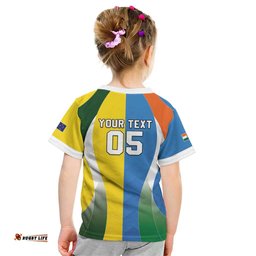 Custom India Vs Australia Cricket Kid T Shirt Final Matchup LT05