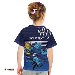 Personalised Geelong Pride Kid T Shirt Claws Out for Glory LT9