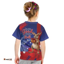 Happy Boxing Day Australia Kid T Shirt Let The Good Time Roll! LT14