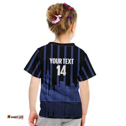 New Zealand Auckland Football Custom Kid T Shirt Go City of Sails Est 2025 LT14