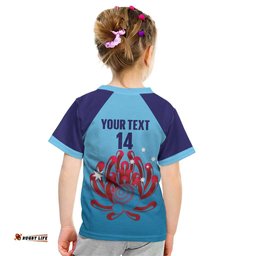 Custom New South Wales Bowls Australia Kid T Shirt Go Champions NSW Waratah LT14