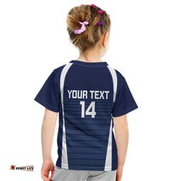 Custom Victoria Cricket Kid T Shirt Go Champions - Sporty Style LT14