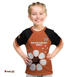 Custom Northern Territory Bowls Australia Kid T Shirt Go Champions Sporty Style LT14