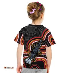 Indigenous Platypus Australia Kid T Shirt Australian Aboriginal Art Proud LT14