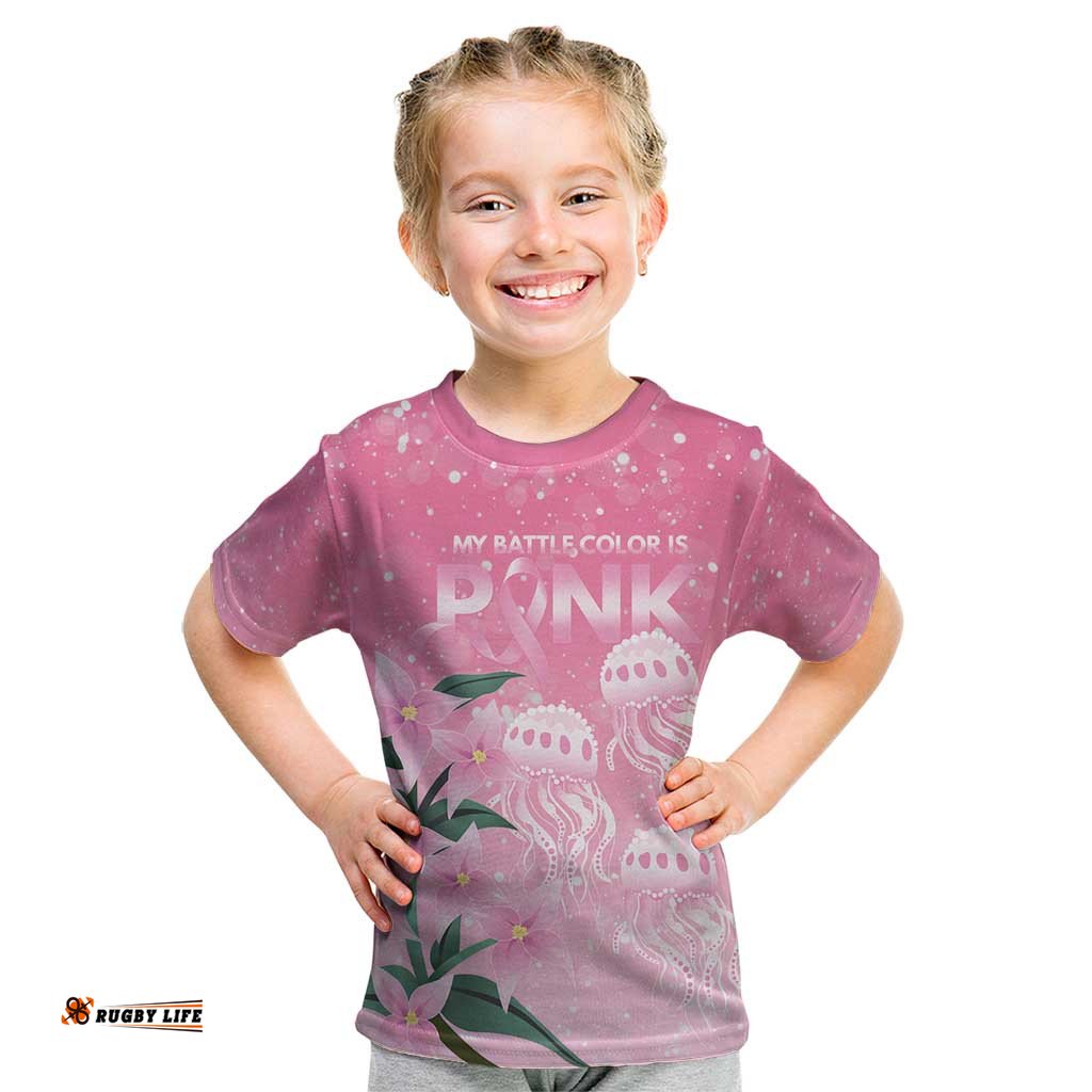 Personalised Pink Boronia of Hope Kid T Shirt Australias Fight Against Breast Cancer LT9
