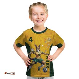 Polkinghorne Australia Matildas Kid T Shirt 2024 Thank You Polks LT14