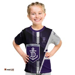 Personalized Fremantle Dockers Kid T Shirt Modern Geometric Sports Graphic Style TS04