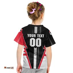 Personalized St Kilda Saints Kid T Shirt Modern Geometric Sports Graphic Style TS04