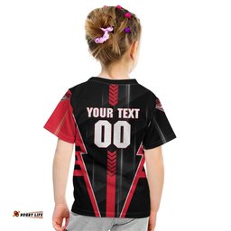 Personalized Essendon Bombers Kid T Shirt Modern Geometric Sports Graphic Style TS04