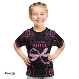 Personalized Pink Dragonfly Aboriginal of Hope Kid T Shirt Australias Breast Cancer Awareness LT9
