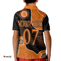 Personalised NAIDOC WeekNRL Tigers For Our Elders Kid Polo Shirt