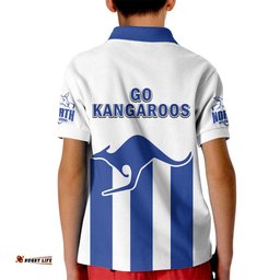 North Melbourne FootballKid Polo Shirt Go Kangaroos Sporty Style