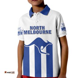 North Melbourne FootballKid Polo Shirt Go Kangaroos Sporty Style