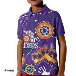 Personalised NAIDOC WeekNRL Storms For Our Elders Kid Polo Shirt