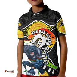 Panthers Mascot NRL Kid Polo Shirt NAIDOC
