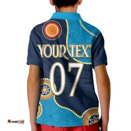 Personalised NAIDOC WeekNRL Titans For Our Elders Kid Polo Shirt