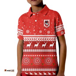 Dragons Polo Shirt KID Christmas St. George Illawarra