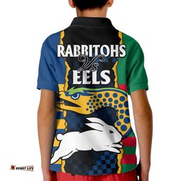 NRL Combine Rabbitohs and Eels Kid Polo Shirt
