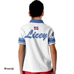 Dominican Tigres del Licey Kid Polo Shirt Authentic No2