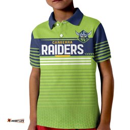 Raiders Rugby Custom Kid Polo Shirt The Green Machine Simple Style