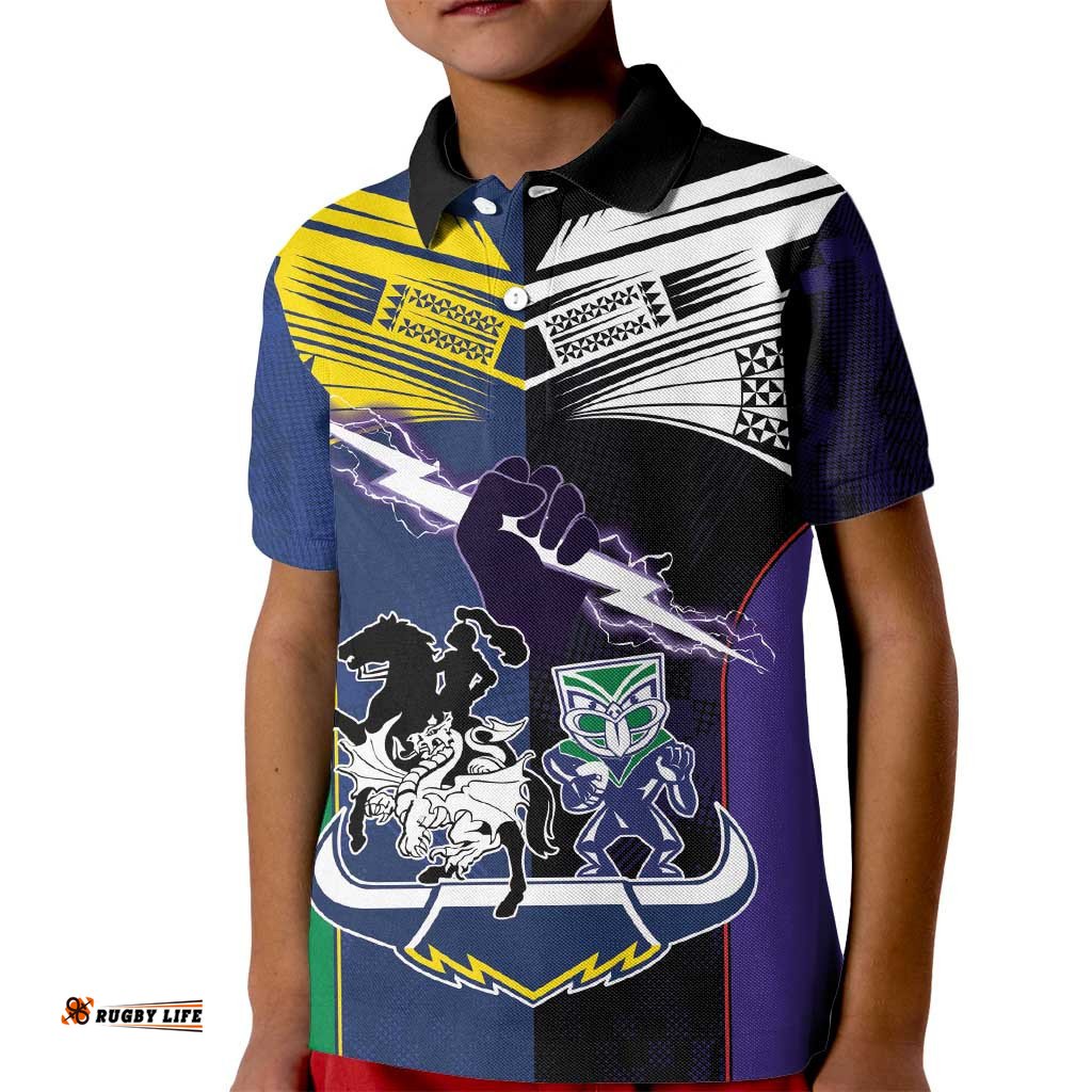 Custom Dragons-Cowboys Combine Storm-Warriors Kid Polo Shirt Sport Style Version 01