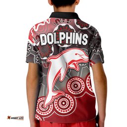 Redcliffe Dolphins Rugby Kid Polo Shirt