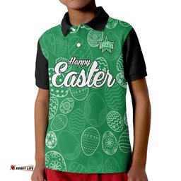 Custom Personalised Melbourne Stars Cricket Happy Easter Day Kid Polo Shirt Simple Style