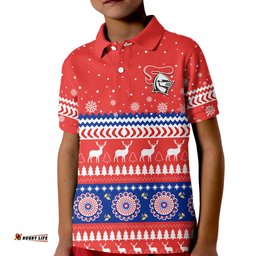 Custom Personalised Knights Polo Shirt KID Christmas Newcastle