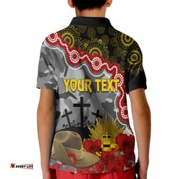 Tigers Football ANZACPolo Shirt KID Aboriginal Mix Slouch Hat
