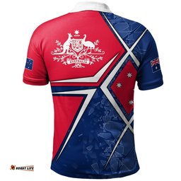 Kids Polo Shirt - Aussie Flag