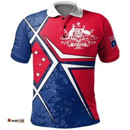 Kids Polo Shirt - Aussie Flag